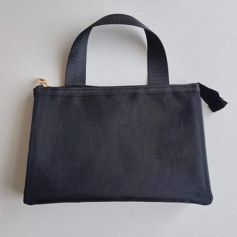 sac de rangement en maille pour maquillage, sac à main en maille, sac de voyage portable pour passeport, trousse de toilette, sac de rangement ajouré