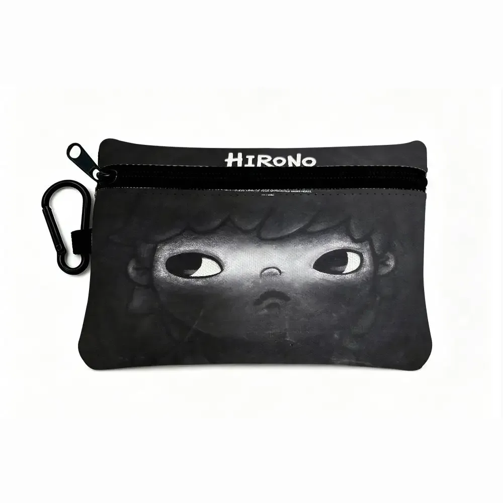 porte-monnaie oxford h-hirono mysterious-artistic avec mousqueton détachable, sac de rangement compact pour accessoires de shopping et activités de plein air