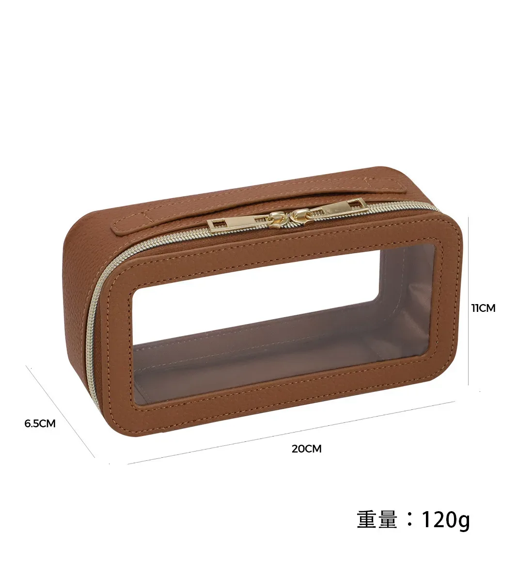 sac de voyage de luxe portable pour cosmétiques, personnalisable avec nom, en cuir pu, fermeture éclair, grande capacité, trousse de maquillage transparente, étanche, trousse de toilette