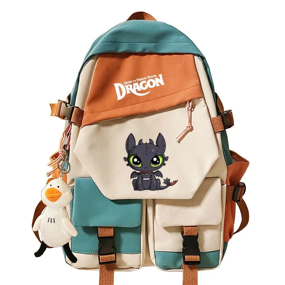 sac à dos pour filles et garçons « comment dresser son dragon », sac à dos pour l'école, sac à dos pour adolescents, femmes, voyage, ordinateur portable, sac à dos pour étudiants, mochila
