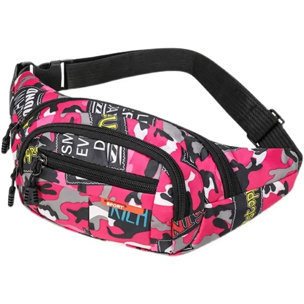 sac banane imperméable de style coréen pour hommes et femmes, sacs en toile de grande capacité, sacs de sport en plein air, poudres de banane, gels