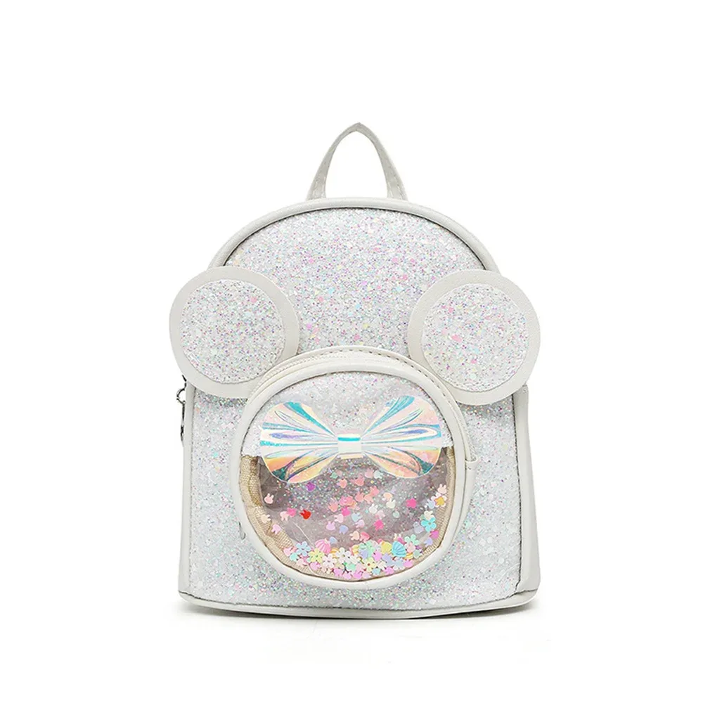 nom personnalisé enfants mignon brillant sac à dos princesse filles dessin animé sac à dos personnalisé enfants mode maternelle sac à dos