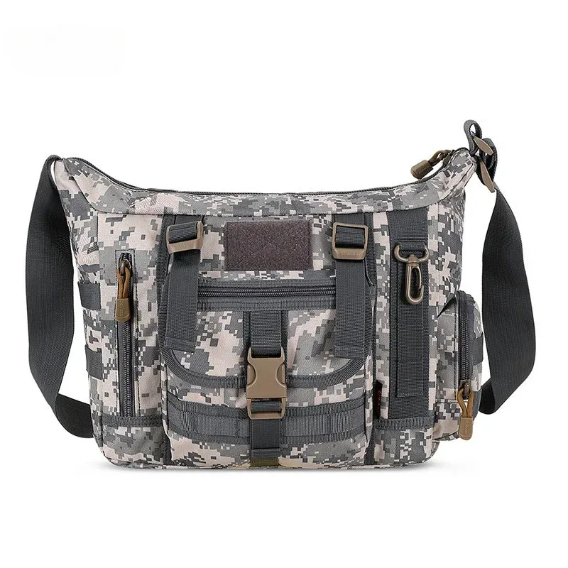 sac à bandoulière militaire tactique étanche multi-poches, sac à bandoulière pour ordinateur portable, sac messager molle pour documents a4, fourre-tout de voyage