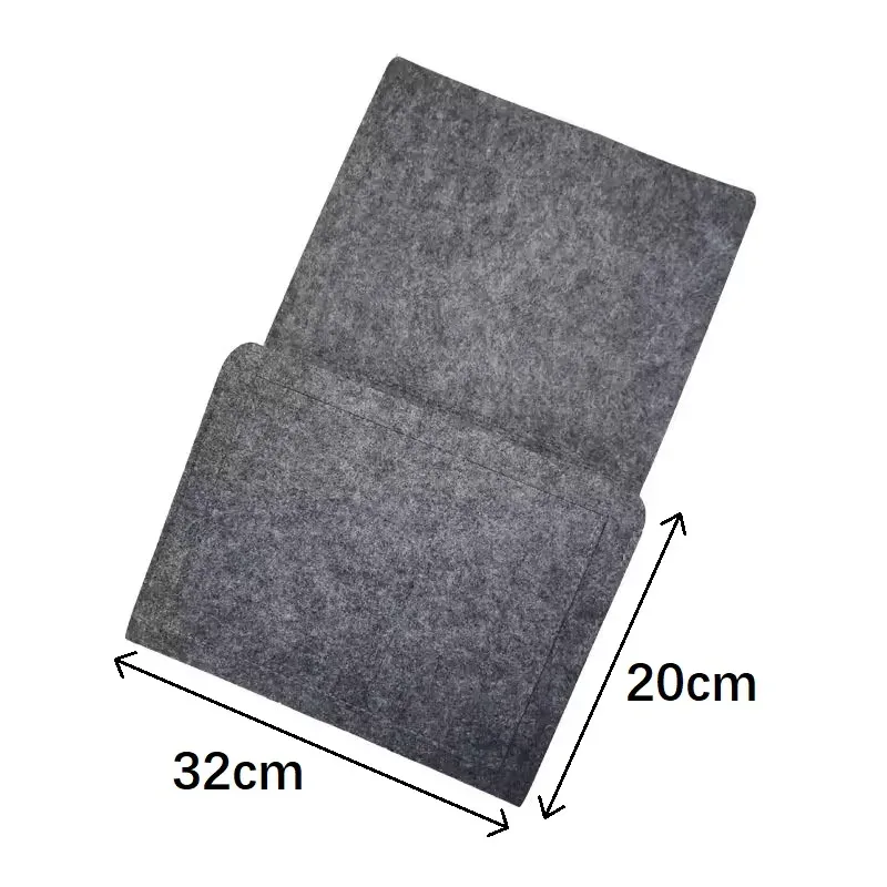 organisateur de rangement en feutre pour chevet, sac de chevet antidérapant, rangement suspendu pour canapé, support pour télécommande, poches pour lit