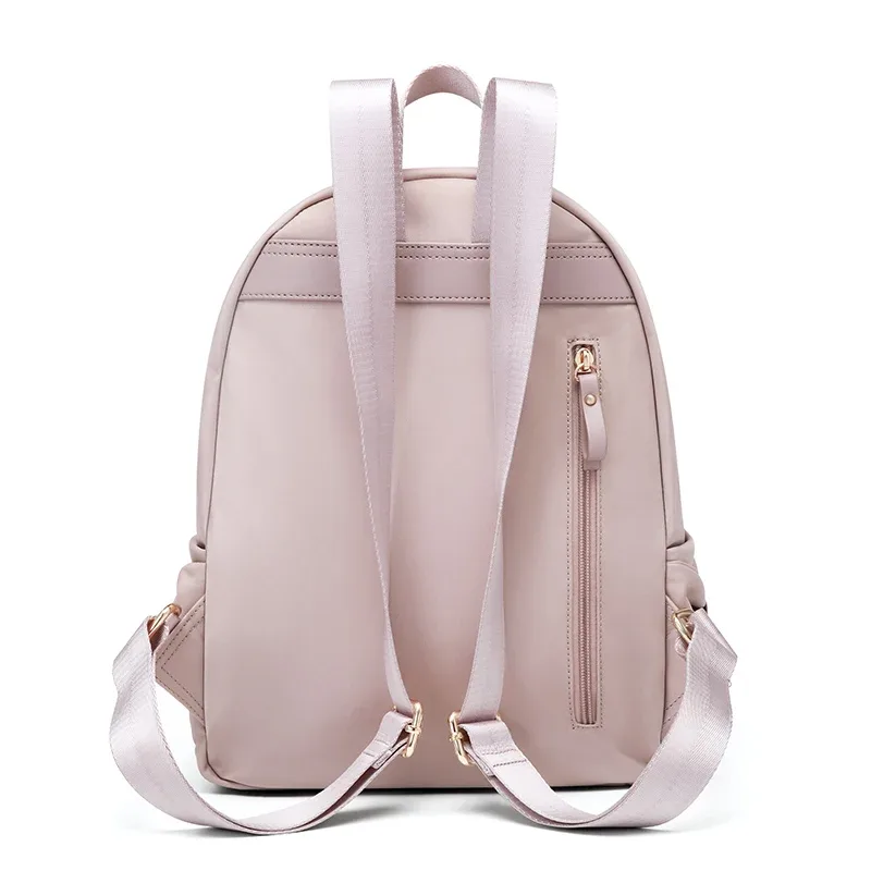 golf-sac à dos léger et élégant avec nœud pour femme, rose, mignon, petit sac à dos, sac à main pour femme, antivol, mode