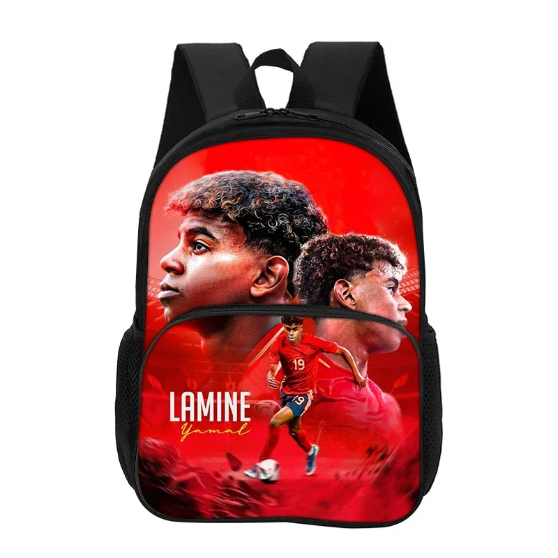 sac à dos l-lamin yamal avec poche avant, sac d'école pour étudiants, enfants, star du football, sac de sport, sac de voyage, sac à dos de grande capacité