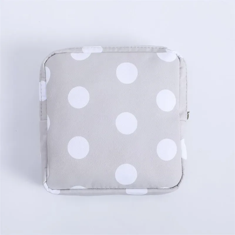 trousse polyester cosmétique gris fleuri rose blanc bleue pliante extensible voyage femmes maquillage organisateur