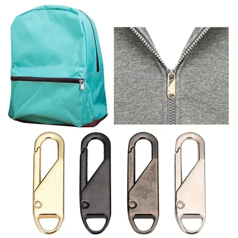 tête de fermeture éclair instantanée pour bricolage, extracteur de curseur de fermeture éclair, réparation de sac, remplacement de la mauvaise structure, sac de voyage, valise, artisanat de couture, 20-5 pièces