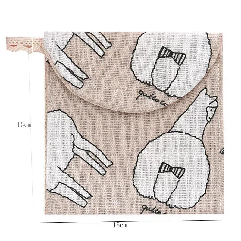 petit sac cosmétique à loquet pour femmes, sac à rouge à lèvres mignon, sac à serviettes hygiéniques, sacs de maquillage de voyage, mini étui de beauté
