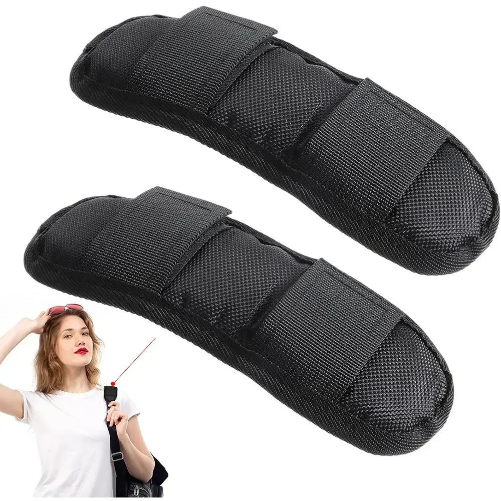 ceinture protection tissu noire ovale bandes velcro confort voyage cou cou bras sécurité robuste