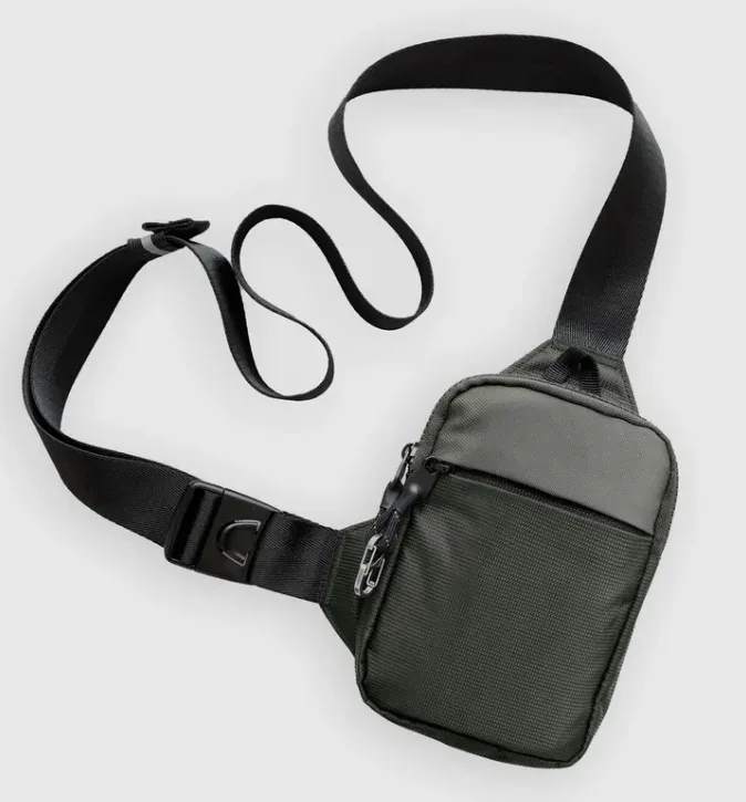 mini sac à bandoulière à la mode pour hommes avec serrure en acier inoxydable rfid antivol téléphone portable sac à bandoulière unique