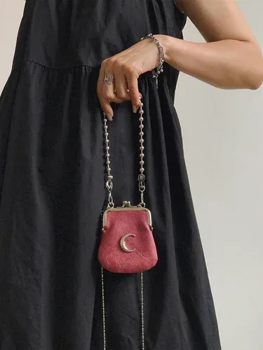 croissant design-mini sac à main trois en un pour femmes, sac à bandoulière, pochette portefeuille, mode pour dames
