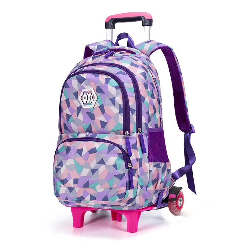 sacs à roulettes pour filles enfants bagages de voyage sacs d'école roulants sac à roulettes sac à dos sur roues filles chariot sacs à dos scolaires sac