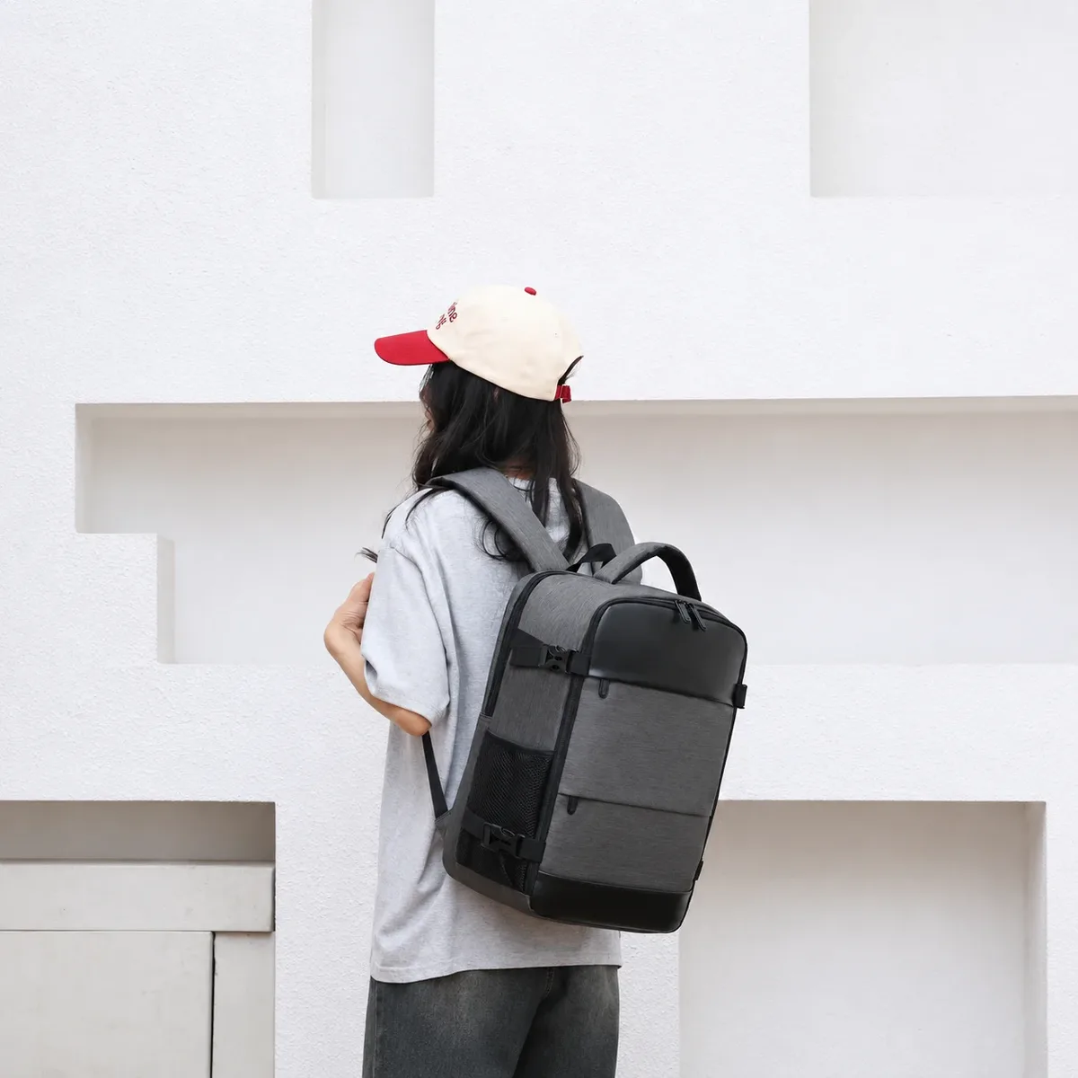 nouveau sac à dos de voyage ryanair 40 × 20 × 25 cm, sac de cabine sous siège, approuvé par les compagnies aériennes, sac à dos décontracté pour femme, sac de voyage pour week-end professionnel avec port usb et compart