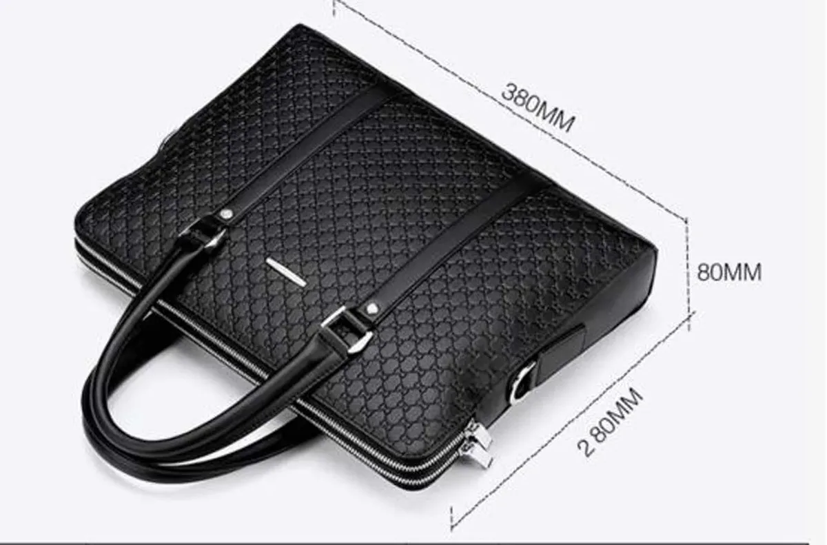 offre spéciale nouveaux hommes mode mallette d'affaires de haute qualité en cuir sac à main grande capacité sacs à bandoulière sacs pour ordinateur portable sac de messager