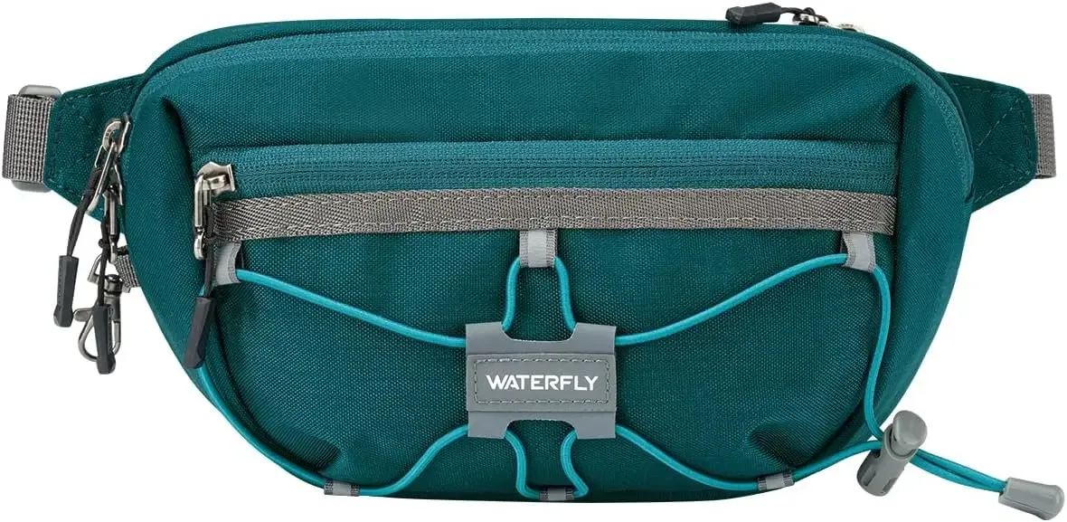 sac banane léger waterfly 1,5 l : blocage rfid, antivol, sac à bandoulière résistant à l'eau pour voyage, edc