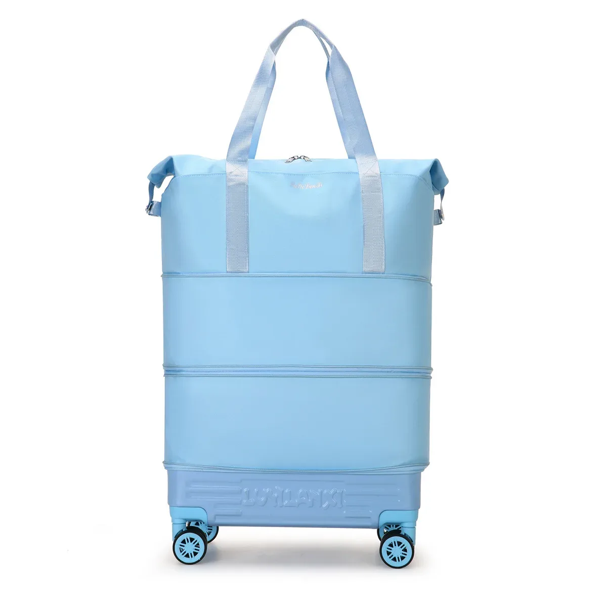 sac de voyage grande capacité avec roulettes, roulettes universelles pour les voyages longue distance, les voyages d'affaires, sac de rangement pour bagages