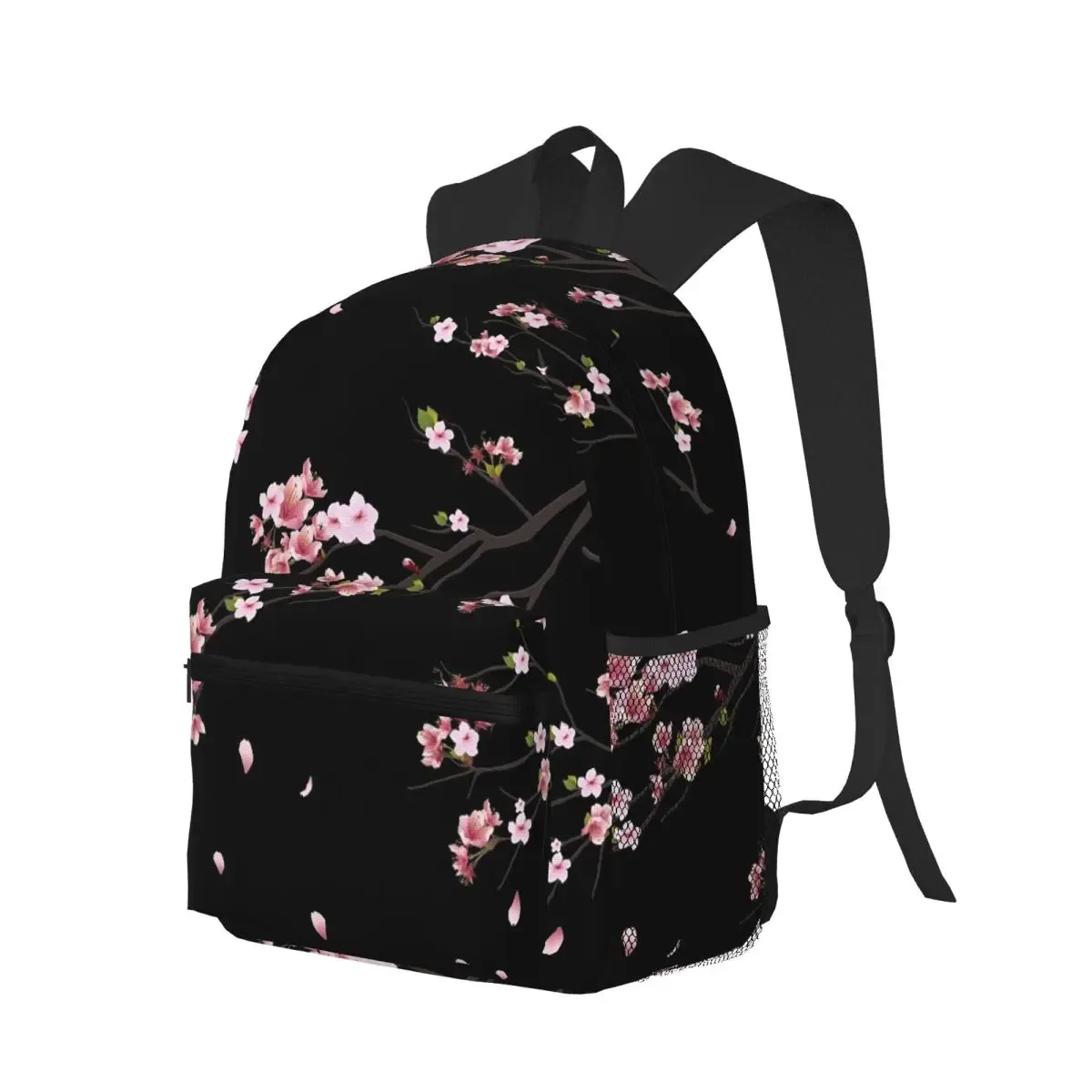 japonais sakura fleurs de cerisier étudiant sac à dos sac d'école randonnée voyage sac à dos pour hommes femmes bookbag sacs à bandoulière