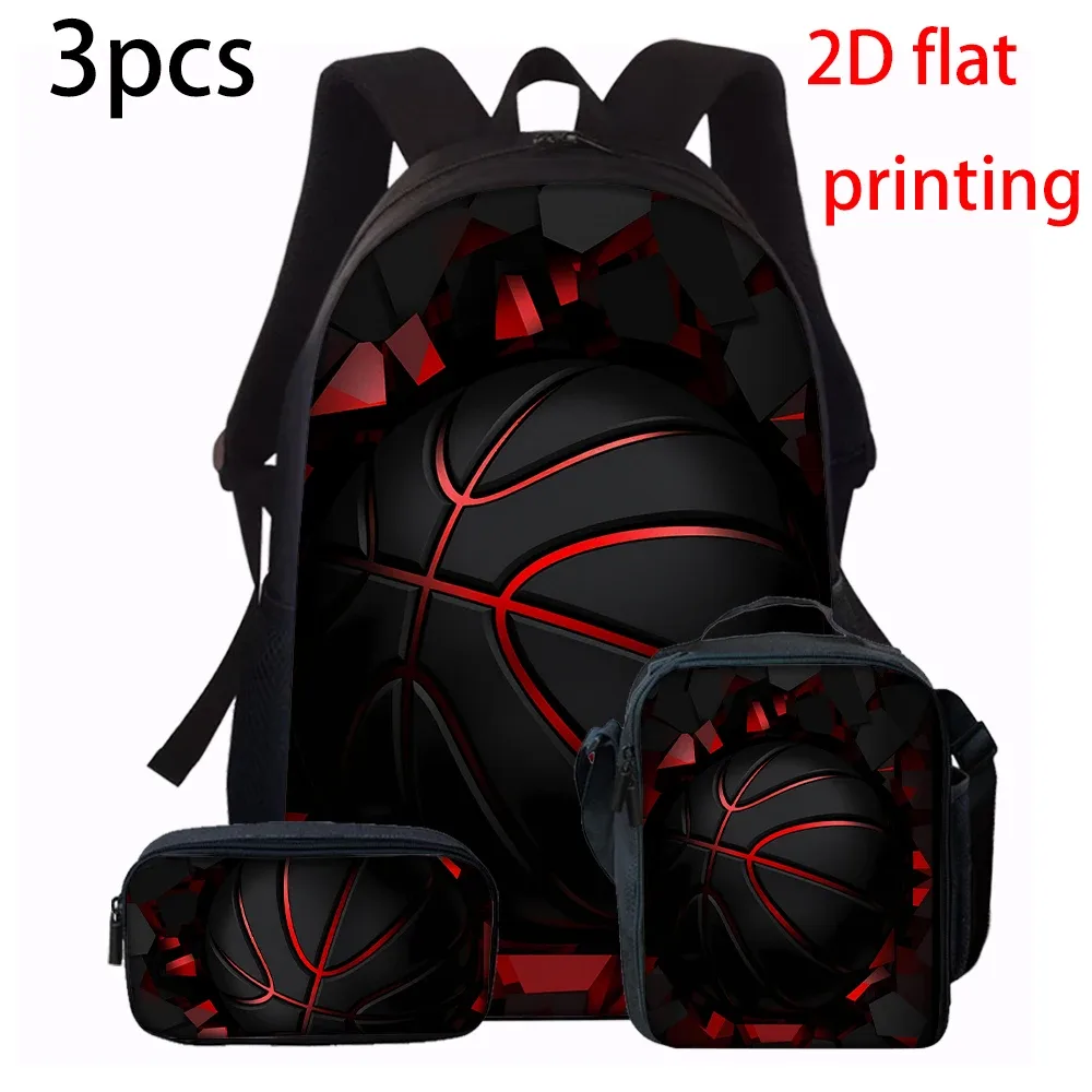 sac dos polyester noir motif lignes rouges accessoires bandoulière poignée supérieure usage voyage école déplacements quotidiens