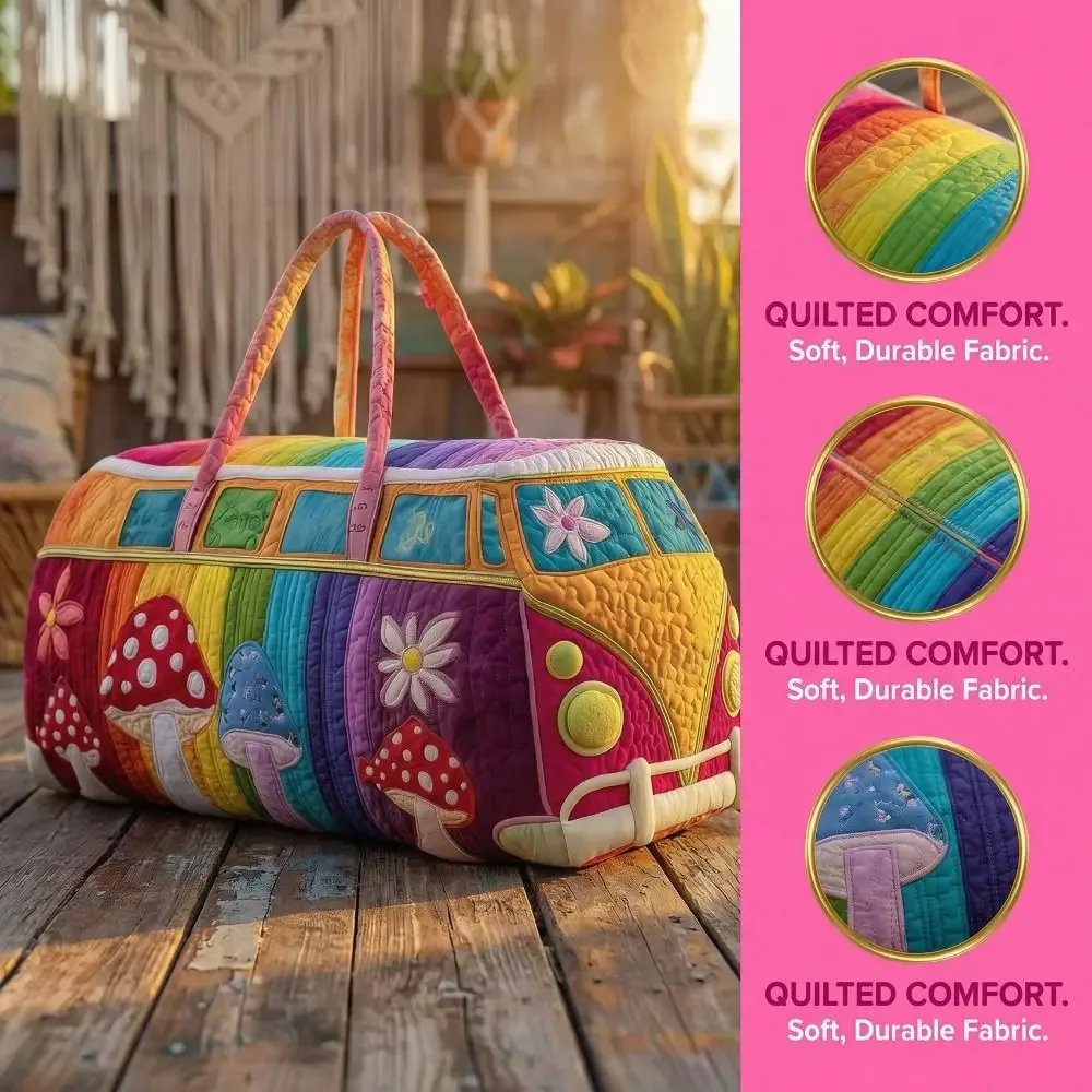 sac de voyage matelassé 3d imperméable grande capacité pour courte distance, sac fourre-tout, sac de sport pour camping et randonnée