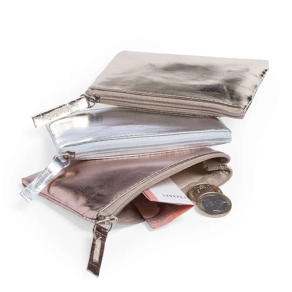 mini sac de rangement en cuir pu à fermeture éclair, multifonctionnel, portable, organisateur de pièces de monnaie et de clés, pochette fine étanche pour pièces de monnaie, nouveauté 2024