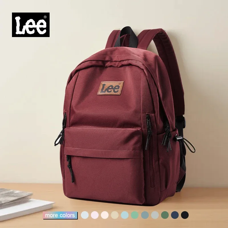 lee léger 16 pouces sac à dos pour ordinateur portable femmes homme oxford moyen lycée sac grande capacité adolescent collège étudiant cartable