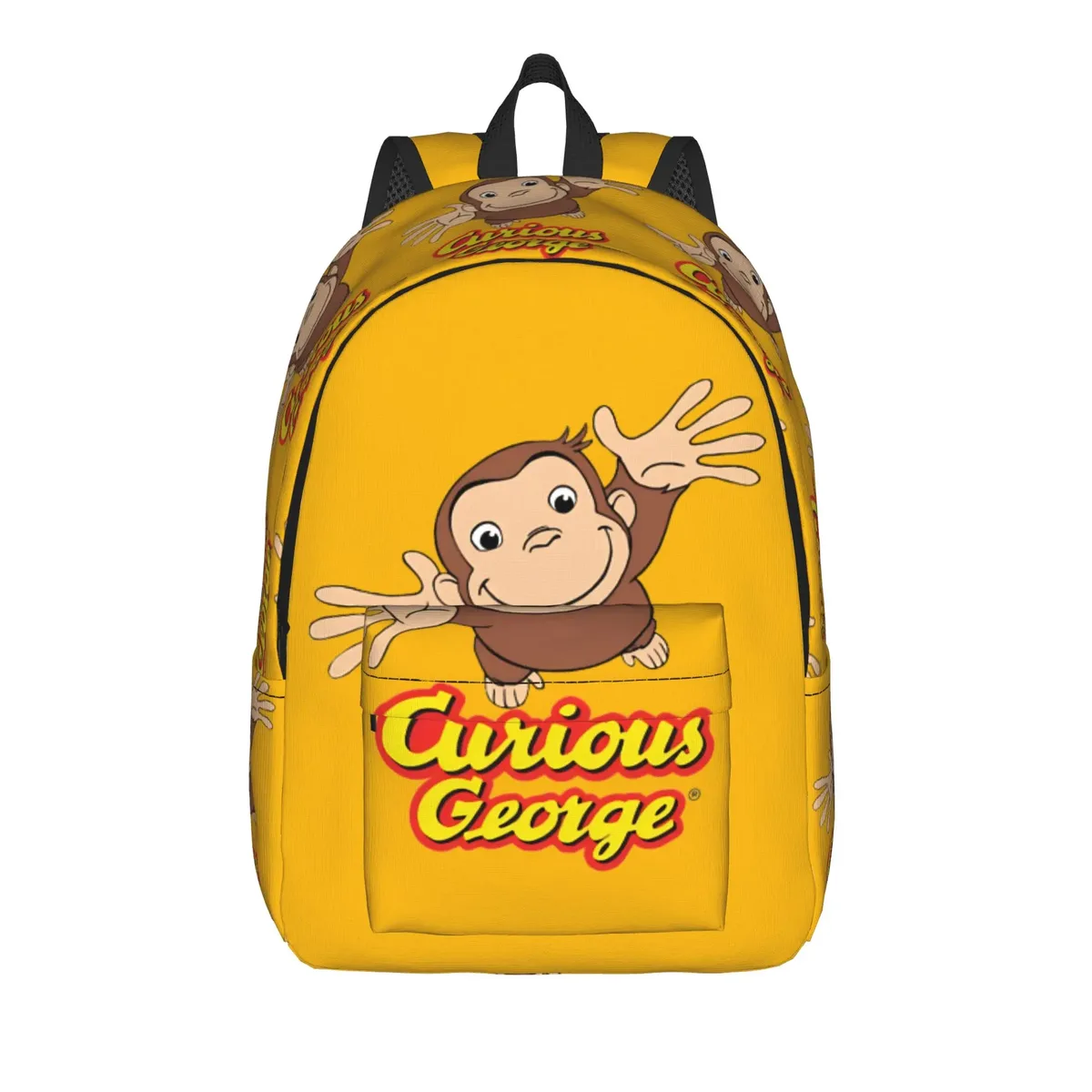 sac à dos curious george dessert activity stickers, sacs à dos de voyage pour filles, sacs d'école kawaii, grand sac à dos de créateur