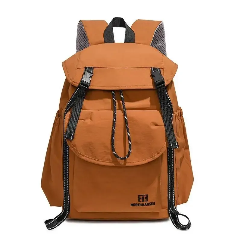 2025 printemps nouveau décontracté color-block femmes sac à dos à la mode voyage sport double sacs à bandoulière grande capacité cordon sac à dos