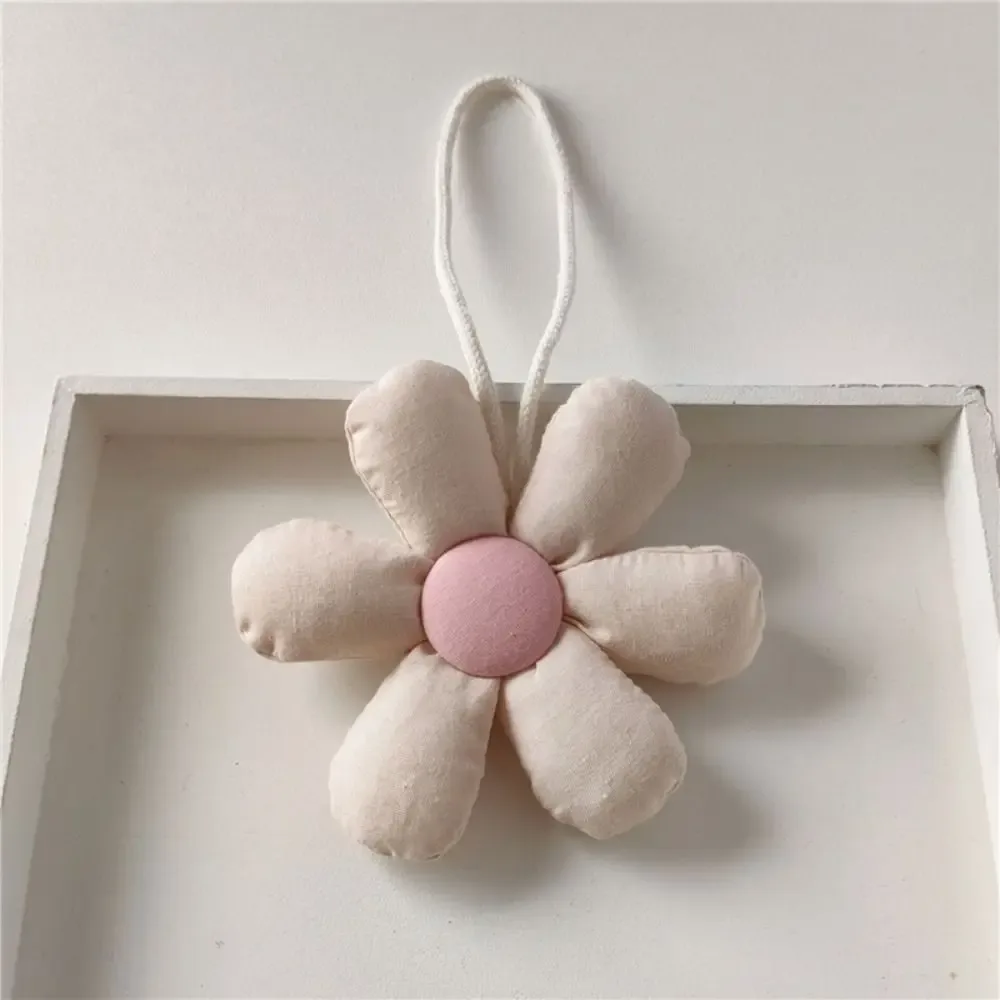 lanière florale en peluche de style coréen, sac à dos frais, breloques de sac à pendentif, accessoires d'allumette, décoration de fleur de gril