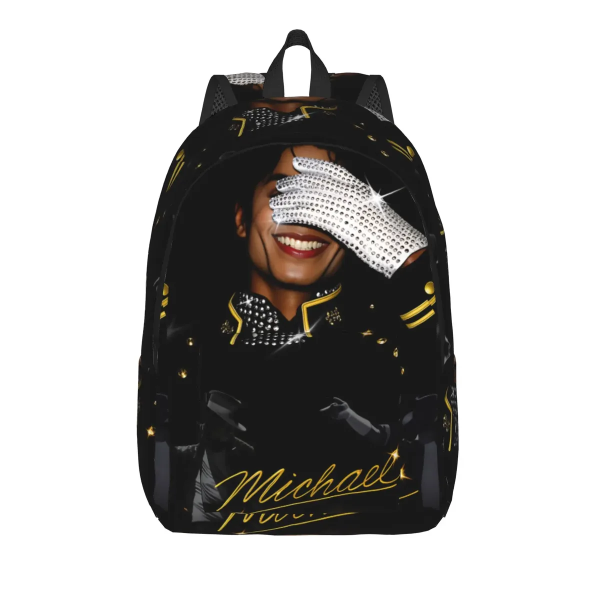 michael mj sac à dos unisexe en polyester, sacs de voyage durables et élégants, sacs à dos pour lycée