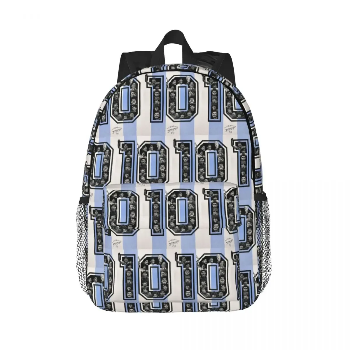diego maradona d10 sac à dos étudiant garçons filles bookbag enfants sac d'école ordinateur sacs à bandoulière pour hommes femmes
