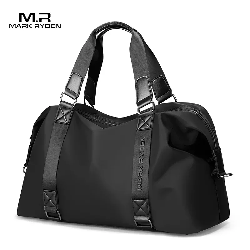 sac de sport mark ryden grande capacité 33l, sac de voyage imperméable avec sangle de bagage pour hommes, idéal pour le sport