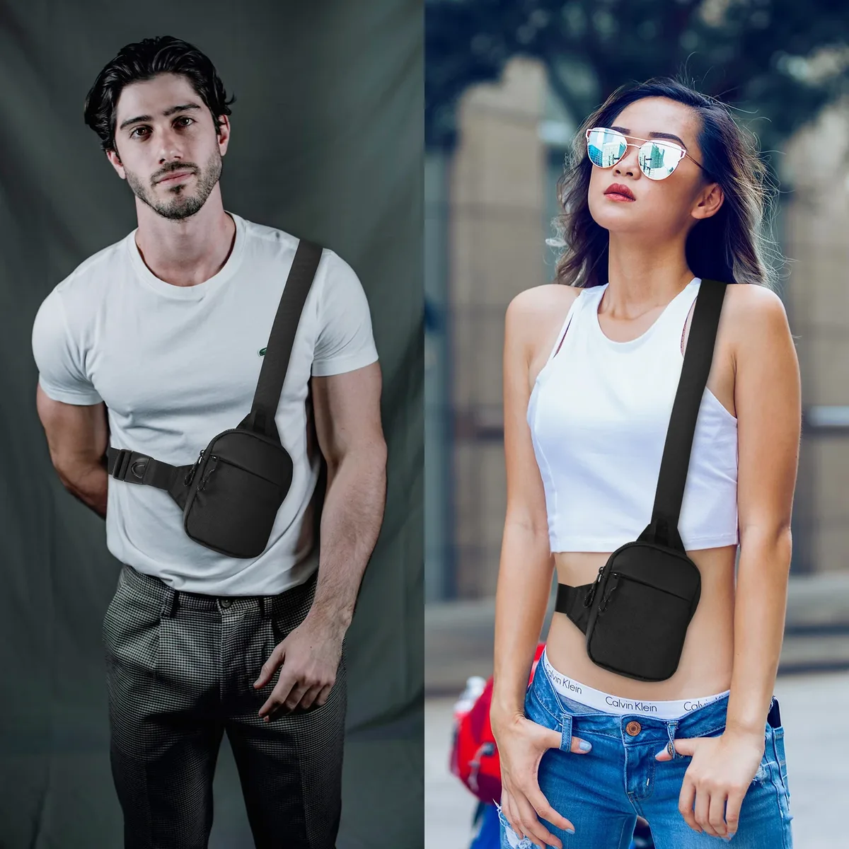Nouveau sac de poitrine de sport pour hommes, sacoche Ultra-petite pour téléphone portable, sac de taille, sac à main multifonction