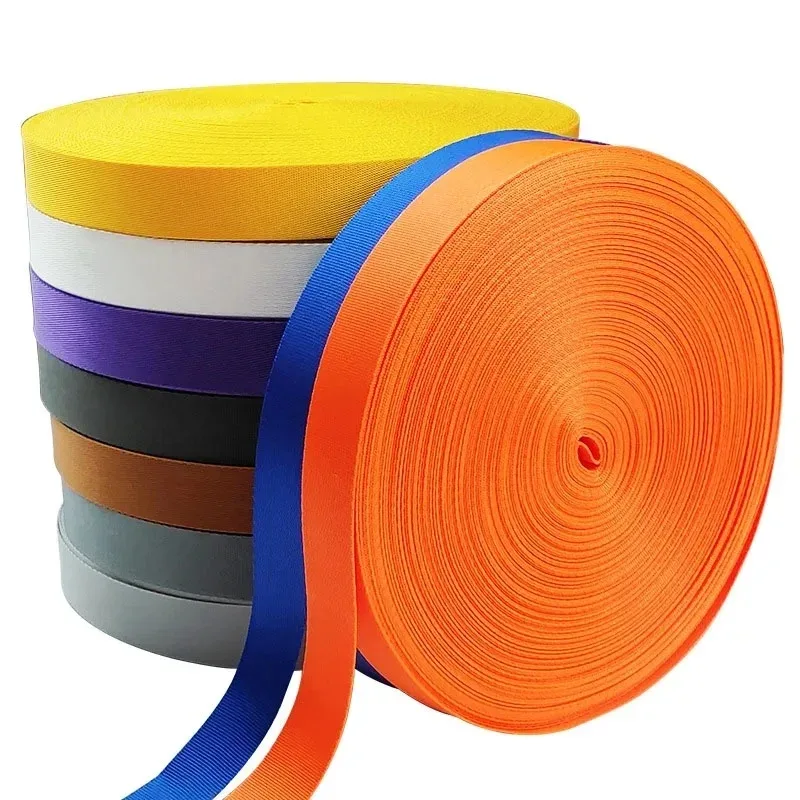 Sangle en nylon de 2 mètres pour sac à dos, collier de chien, harnais, sangle de sac à dos d'extérieur, pièces de couture pour sacs