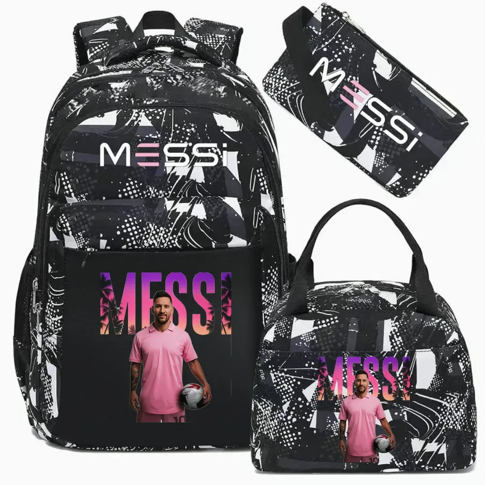 sac à dos imprimé messi, sac à dos de sport, de football, décontracté, pour femmes et hommes, sacs d'école harajuku, sacs d'école pour femmes et hommes, mochilas de voyage