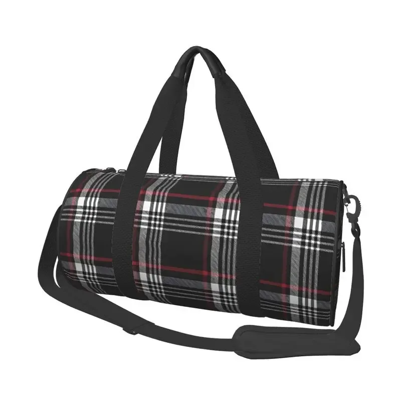 sac de voyage en tissu écossais gti, sac de sport léger et portable, sacs de fitness imperméables, bagage à main, sacs de sport, de gym et de yoga
