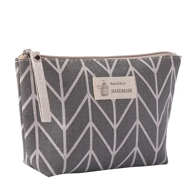 nouveau femmes voyage sac cosmétique toile portable fermeture éclair sacs de maquillage femme sacs à main trousse à crayons articles de toilette stockage sac de lavage chaud