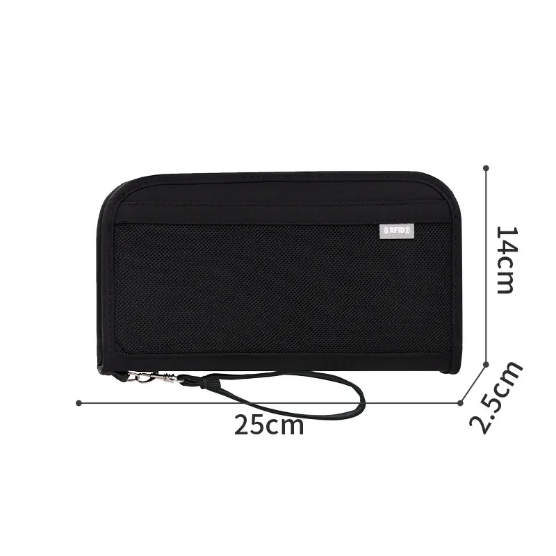 porte-passeport de voyage portable, élégant, grande capacité, portefeuille à main, porte-cartes de crédit, pochette pour documents de voyage