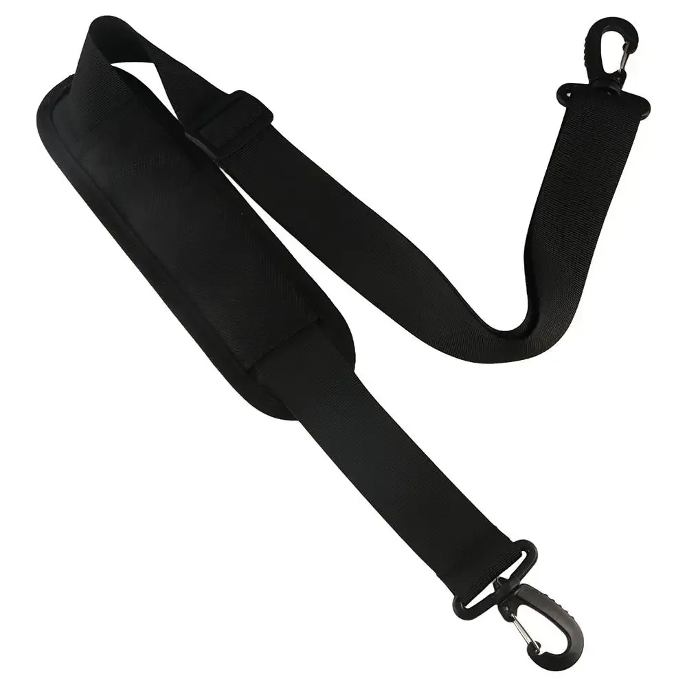 sangle d'épaule réglable de couleur unie, coussin rembourré amovible, chaîne de sac en nylon, ceinture d'épaule, extension de chaîne de sac à bandoulière