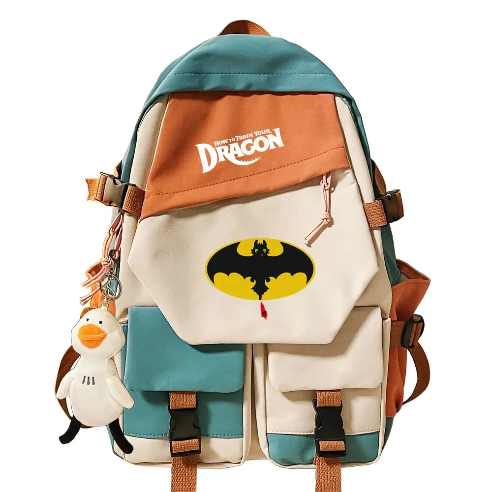 sac à dos pour filles et garçons « comment dresser son dragon », sac à dos pour l'école, sac à dos pour adolescents, femmes, voyage, ordinateur portable, sac à dos pour étudiants, mochila