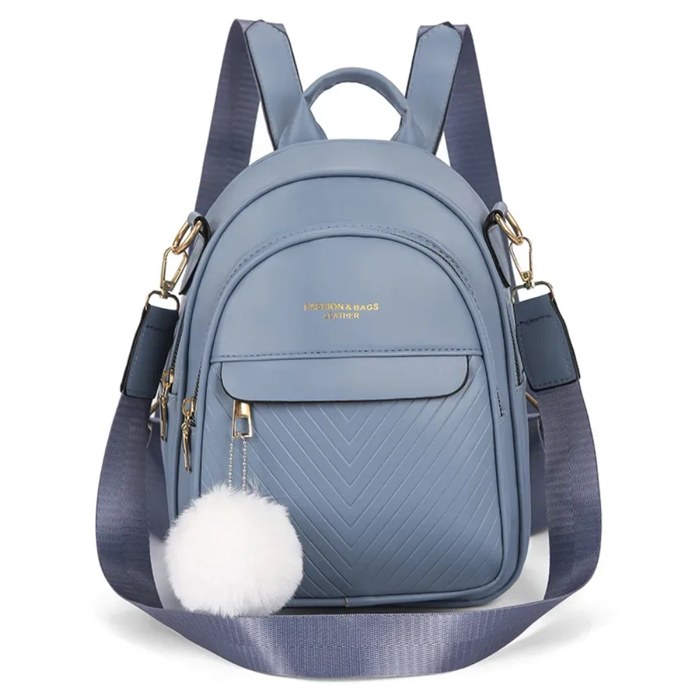 petit sac à dos carré en cuir pu, simple et tendance, sacs d'école décontractés en pu, grande capacité, mini sacs de luxe légers pour femmes, voyage quotidien