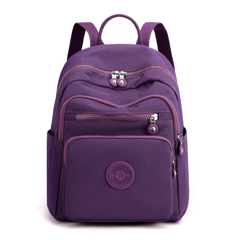 mochila feminina mini sac à dos pour adolescente, sac à dos décontracté en nylon imperméable pour femmes, sac à dos de poitrine 2018