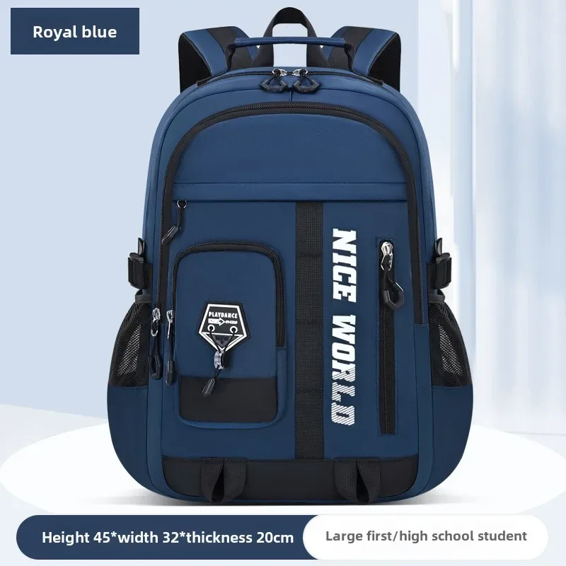 sac à dos d'école pour adolescents, pour garçons et filles, grand sac à dos pour étudiants avec de nombreuses poches, sacs de collège et du secondaire