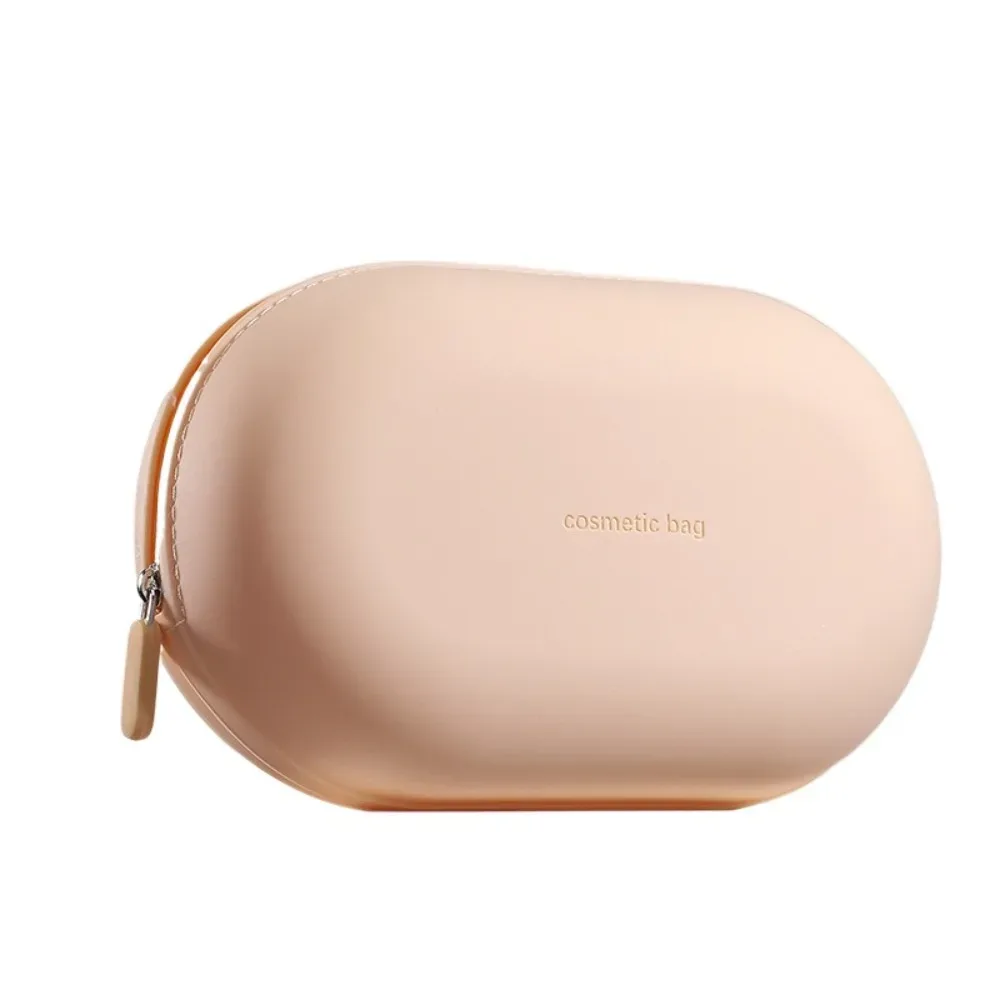 nouvelle trousse de toilette en silicone, sac de rangement cosmétique imperméable, grande capacité, sac de voyage d'affaires, trousse de maquillage mignonne
