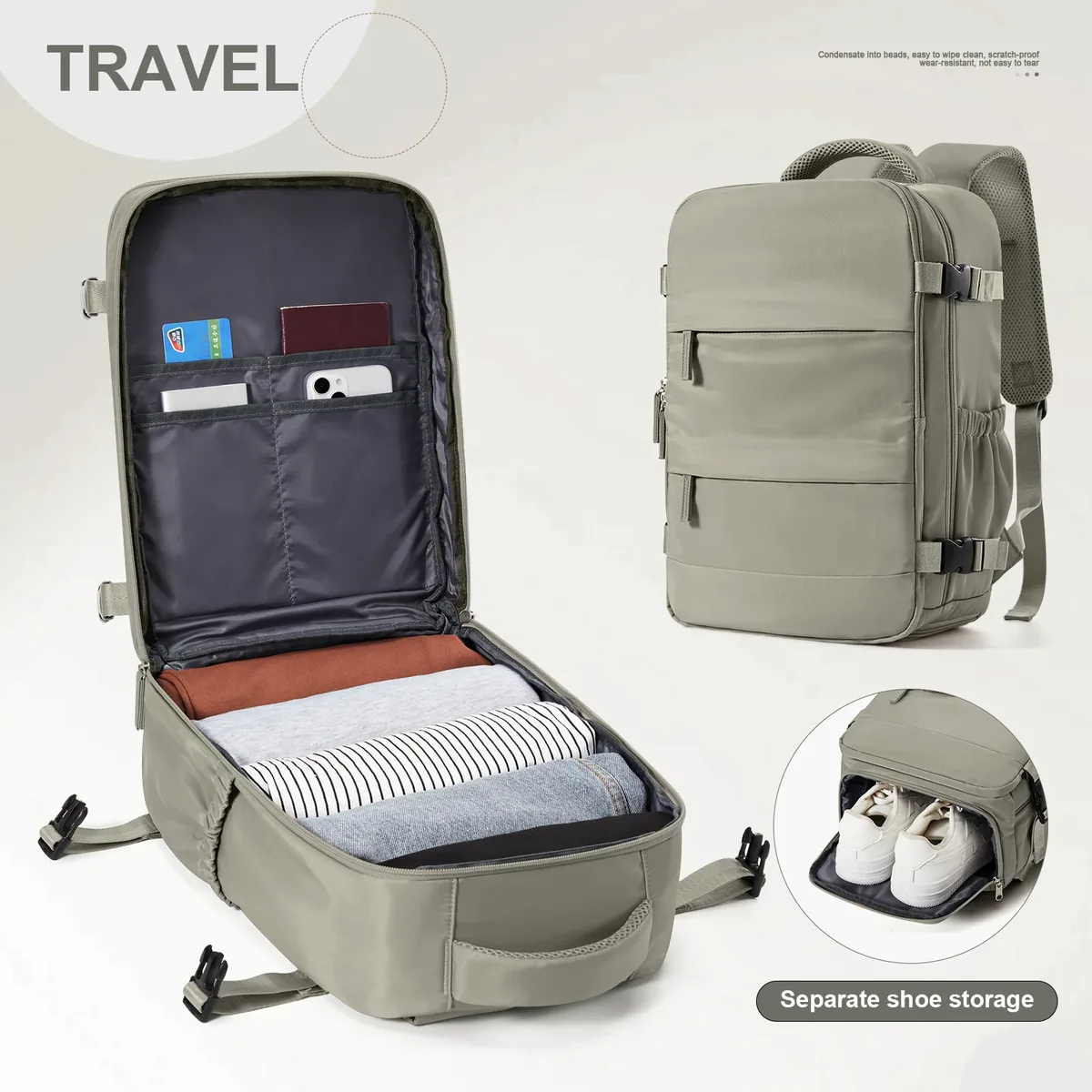 sac à dos ryanair 40x20x25, sac de cabine, sac à dos de voyage pour hommes et femmes, bagage à main, sac à dos pour ordinateur portable de loisirs
