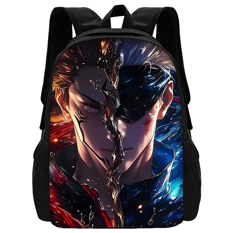 sac à dos d'école pour enfants, anime j-jujutsus k-kaisens, avec sacs à déjeuner, sacs à crayons, sacs d'école pour garçons et filles, meilleur cadeau