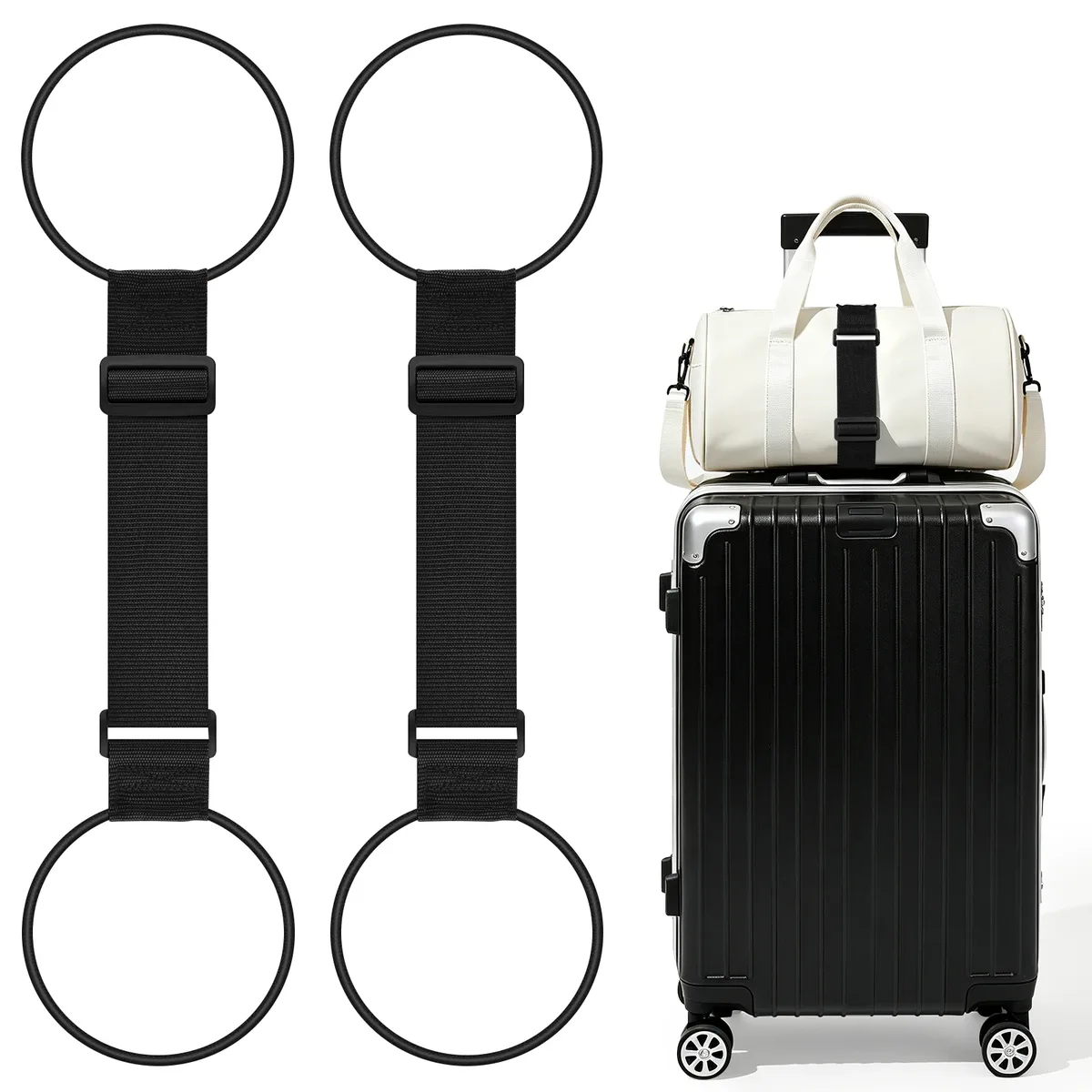 sangle de bagage réglable pour valise de voyage, sangle de fixation pour sac à main