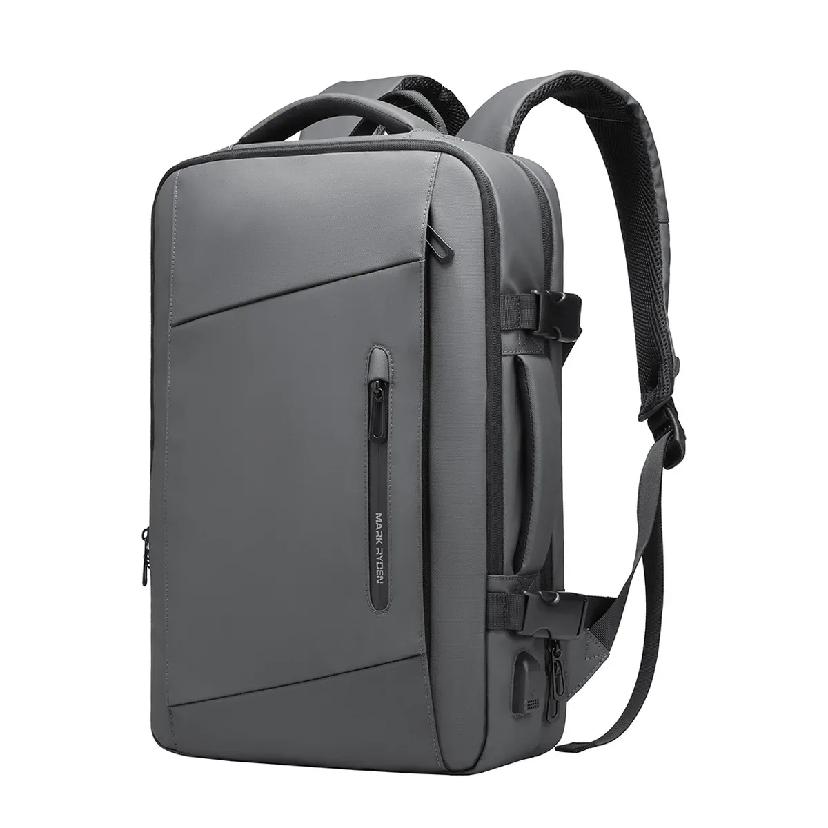 mark ryden 17 pouces sac à dos pour ordinateur portable imperméable homme sac usb recharge multicouche espace voyage homme sac anti-vol mochila