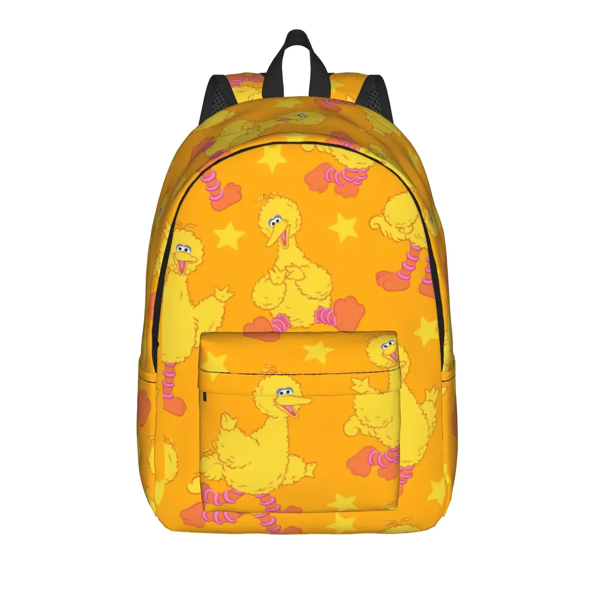 sac à dos décontracté sesames streets, durable, pour le lycée, la randonnée, les voyages, motif de faces cubiques, sac à dos de jour pour hommes et femmes, sacs en toile pour l'université