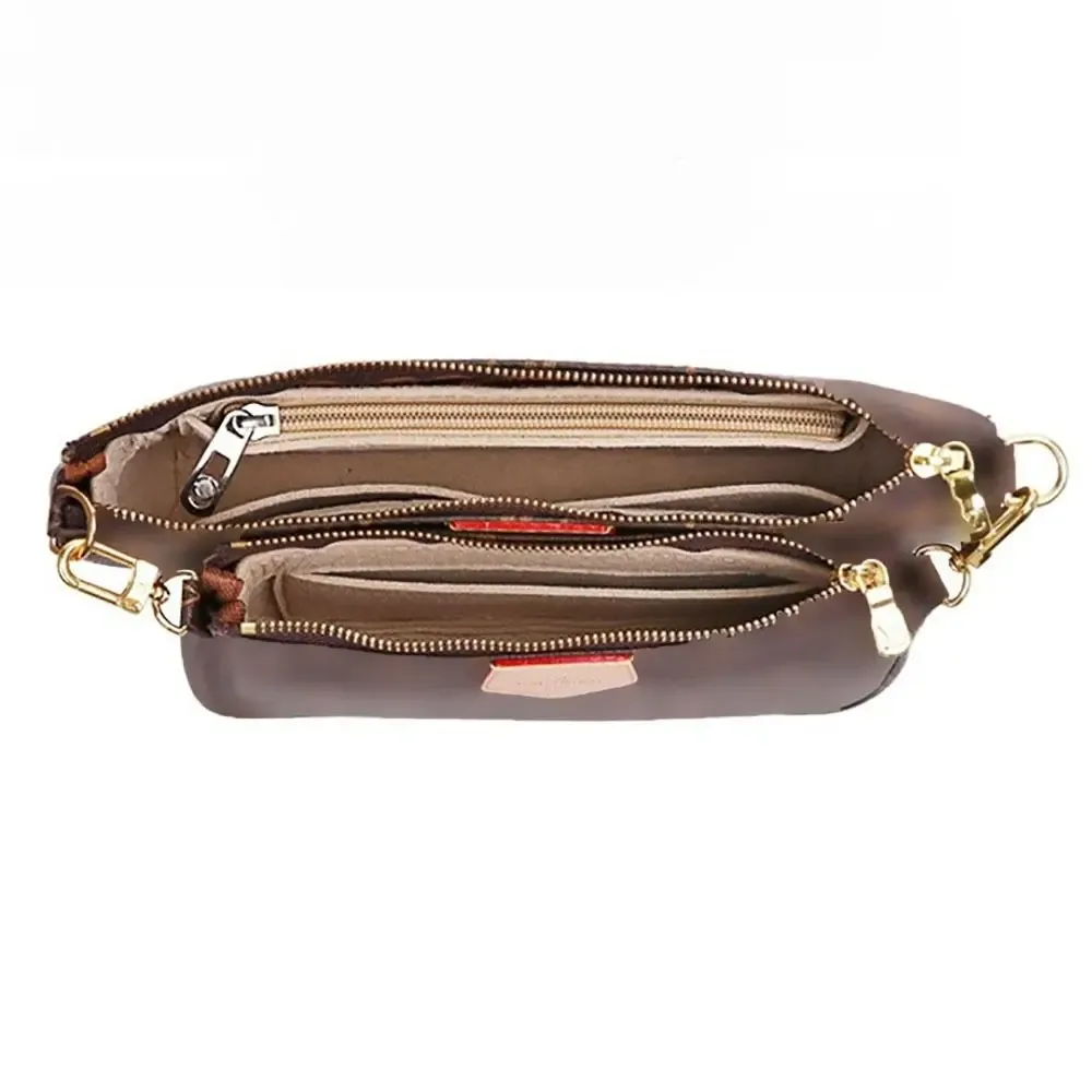 organisateur de sac à main en feutre, insert de rangement portable pour sacs lv multi pochette accessoires
